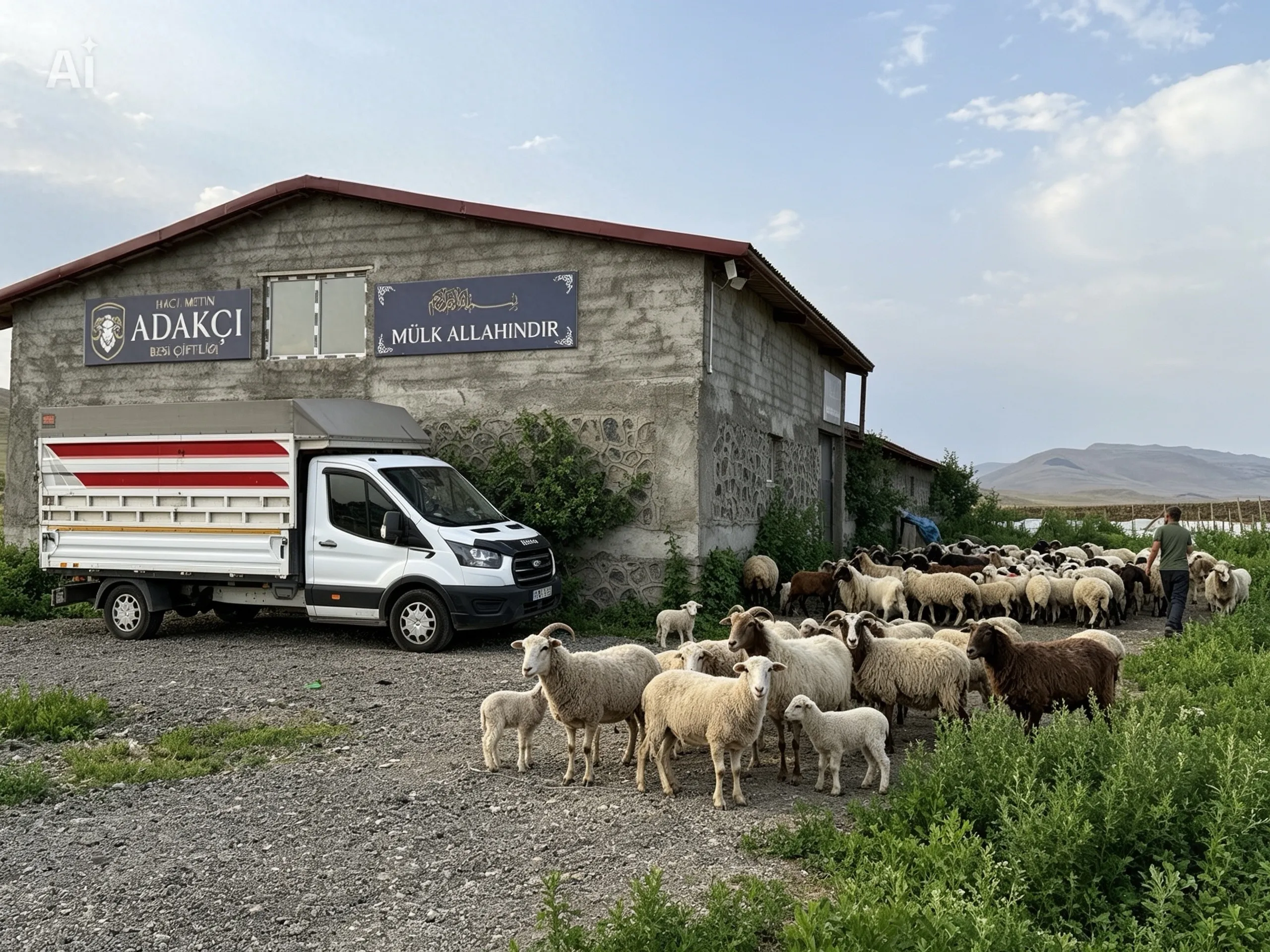 Kücükbaş Kurbanlık Bulunur Bakımı ve kesimi ücretsizdir